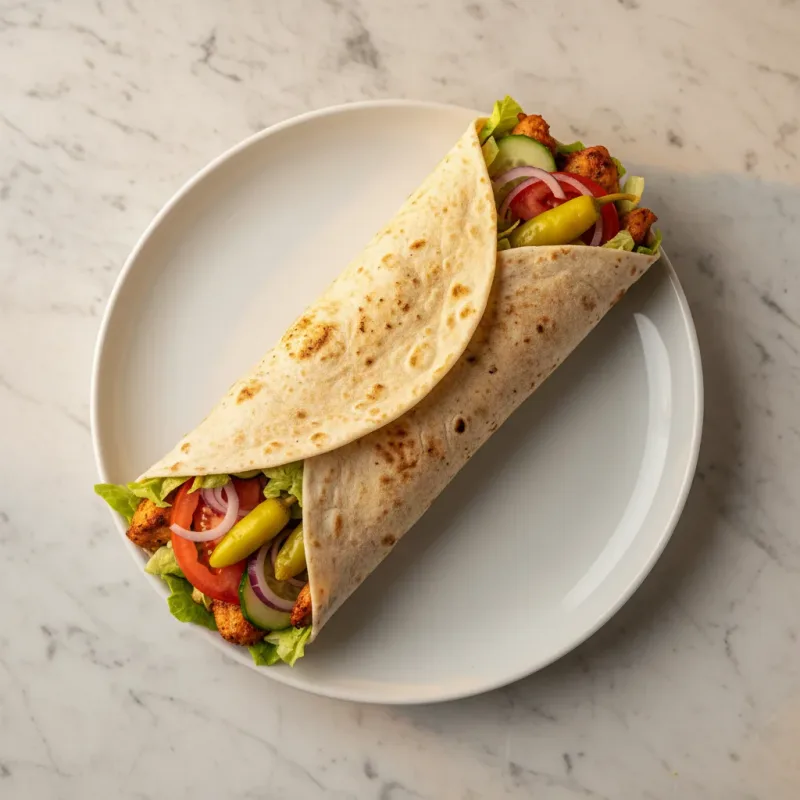 Kycklingkebabrulle