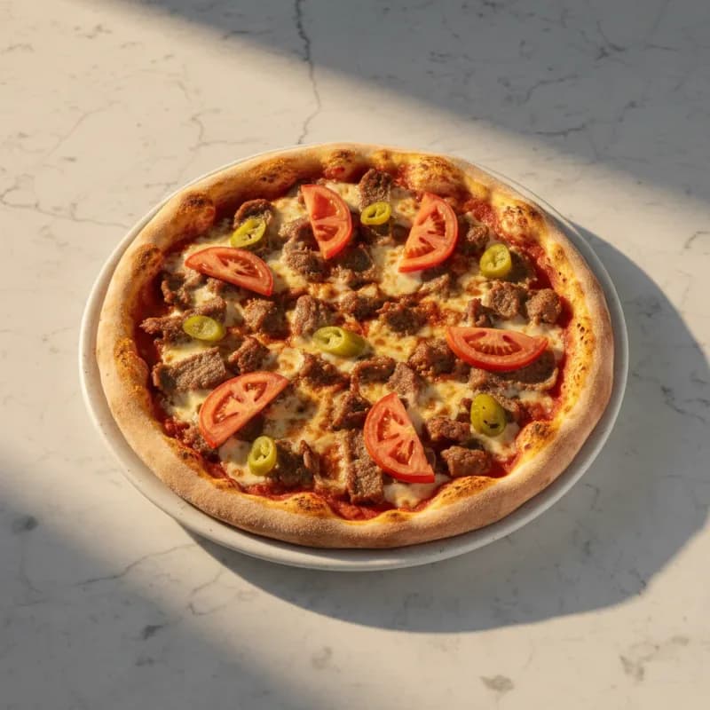 Kebab Pizza